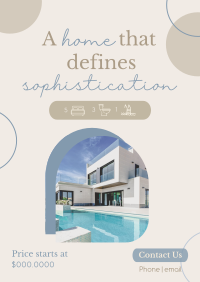 Sophisticated Home Flyer Design