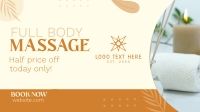 Massage Promo Facebook event cover Image Preview