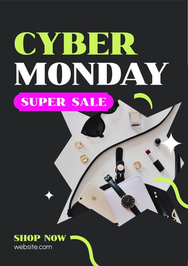 Cyber Super Sale Flyer Design