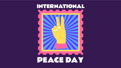 Peace Day Stamp Facebook event cover Image Preview