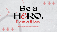 Blood Donation Campaign Animation Image Preview