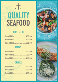 Anchor Seafood Menu Image Preview