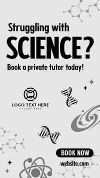 Science Private Tutorial TikTok Video Design