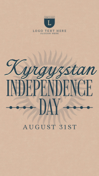 Kyrgyzstan Independence Day Facebook Story Preview