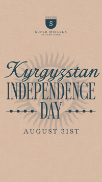 Kyrgyzstan Independence Day Facebook Story Image Preview