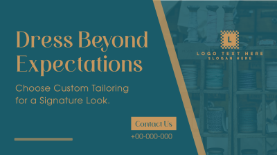 Custom Tailoring Facebook event cover Image Preview