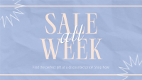 Minimalist Week Discounts Animation Preview