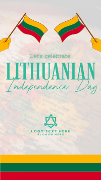 Modern Lithuanian Independence Day TikTok video Image Preview