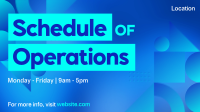 Corporate Schedule Animation Preview