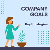 Startup Company Goals Linkedin Post Design