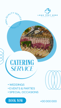Classy Catering Service YouTube Short Design