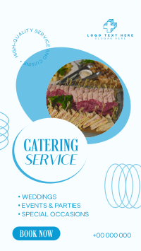 Classy Catering Service YouTube short Image Preview