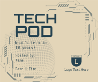 Technology Podcast Session Facebook post Image Preview