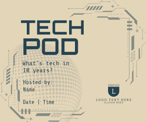 Technology Podcast Session Facebook post Image Preview