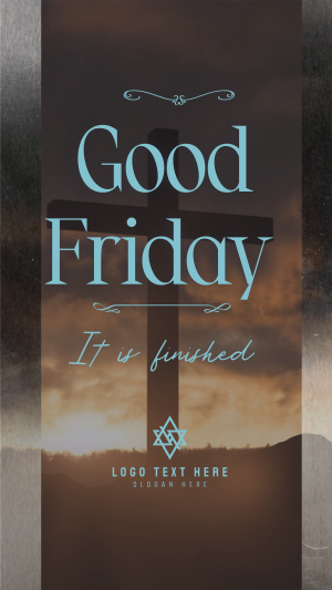 Peaceful Good Friday Facebook story Image Preview