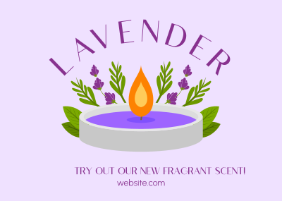 Lavender Scent Postcard Image Preview