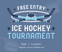 Ice Hockey Tournament Facebook post Image Preview