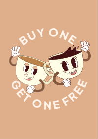 Coffee Buy One Get One  Flyer Image Preview
