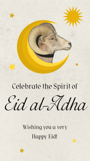 Celebrate Eid al-Adha Facebook story Image Preview