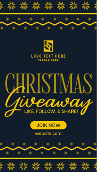 Christmas Giveaway Promo Instagram Story Design