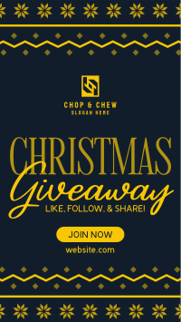 Christmas Giveaway Promo Instagram story Image Preview
