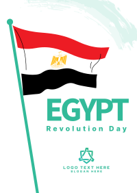 Egypt Flag Brush Poster Image Preview