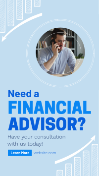 Professional Financial Advisor Facebook story Image Preview