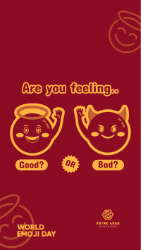 Emoji Day Poll Facebook Story Design