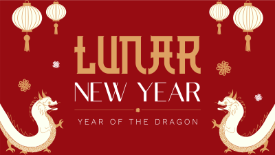 Lucky Lunar New Year Facebook event cover Image Preview