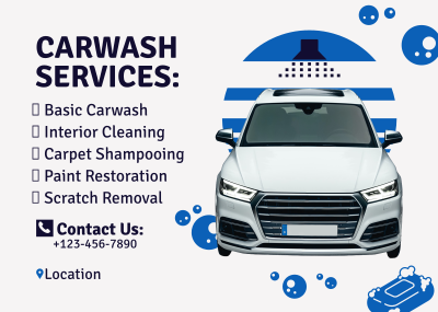 New Carwash Company Postcard Image Preview