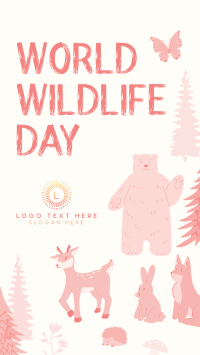 Forest Animals Wildlife Instagram Story Design