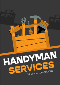 Handyman Toolbox Poster Design