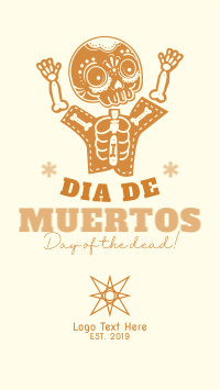 Margarita Skull Facebook story Image Preview