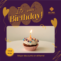 Birthday Business Promo Instagram post Image Preview