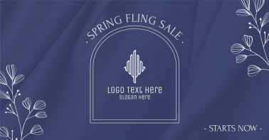 Spring Fling Sale Facebook ad
