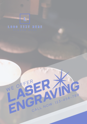 Laser Engraving Service Flyer Image Preview