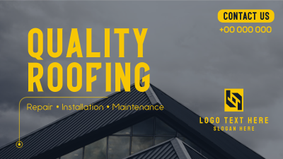 Quality Roofing Facebook event cover Image Preview