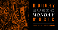 Marble Music Monday Facebook Ad Design