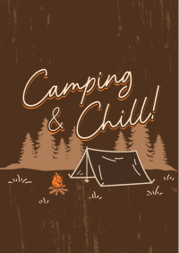 Camping Adventure Outdoor Poster Image Preview