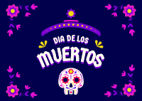 Day of the Dead Postcard Image Preview