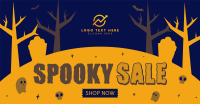 Spooky Ghost Sale Facebook ad Image Preview