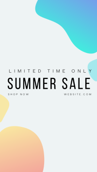 Summer Sale Puddles Facebook Story Image Preview