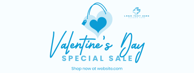 Valentine Heart Bag Facebook cover Image Preview