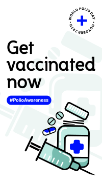 Be Safe from Polio Instagram Story Design