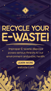 Recycle your E-waste Instagram Reel Design