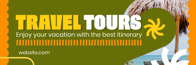 Travel Tour Sale Twitter header (cover) Image Preview