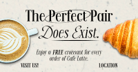 Perfect Coffee Croissant Facebook ad Image Preview