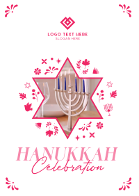 Hanukkah Family Flyer Image Preview