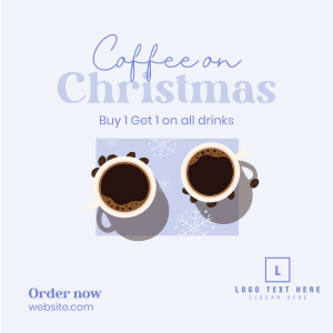 Christmas Coffee Sale Instagram post Image Preview