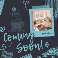 Polaroid Cafe Coming Soon Instagram post Image Preview